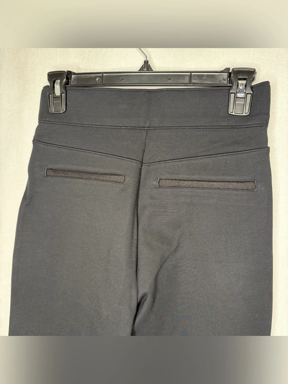 Spanx Classic Black Hi Rise Flare Pants